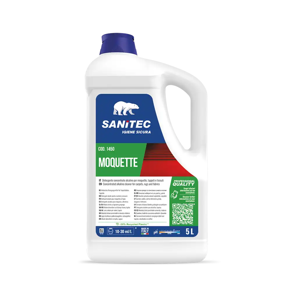 Detersivo moquette e tessuti 5 l