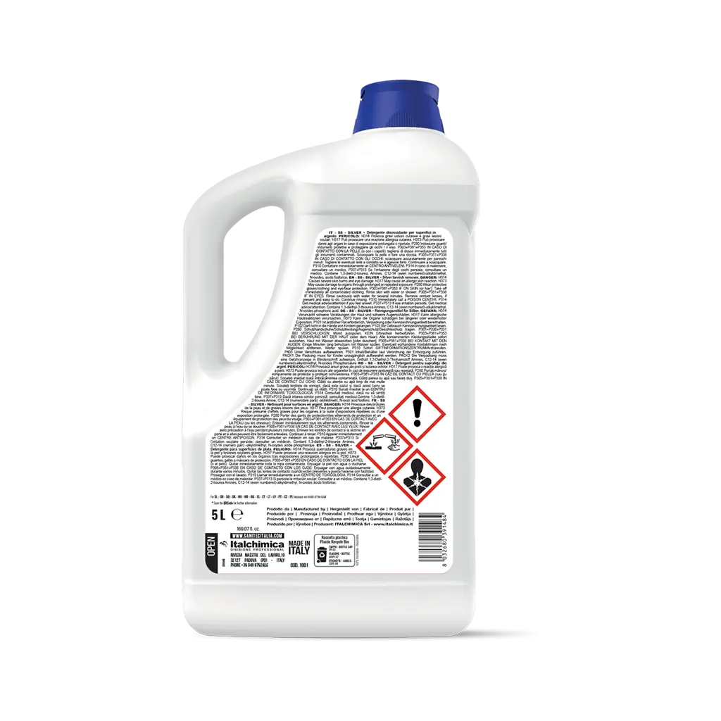Detergente professionale per argento Sanitec 1881 Silver