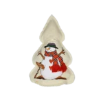 Albero di natale piccolo con pupazzo di neve
