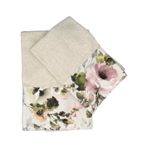 Coppia asciugamani antique rose 2