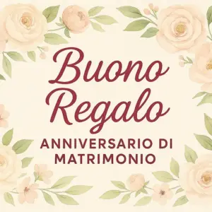 Buono regalo anniversario