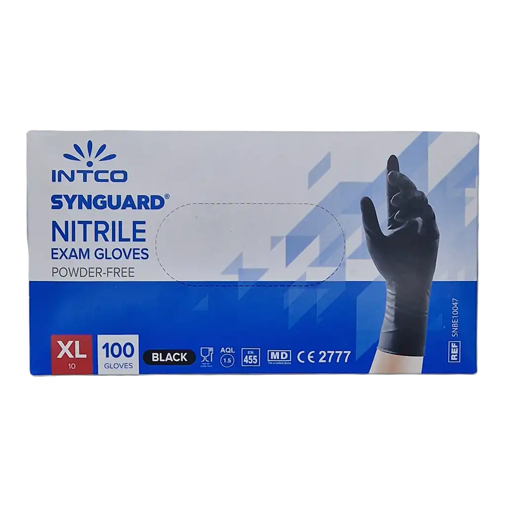 Guanti in nitrile neri