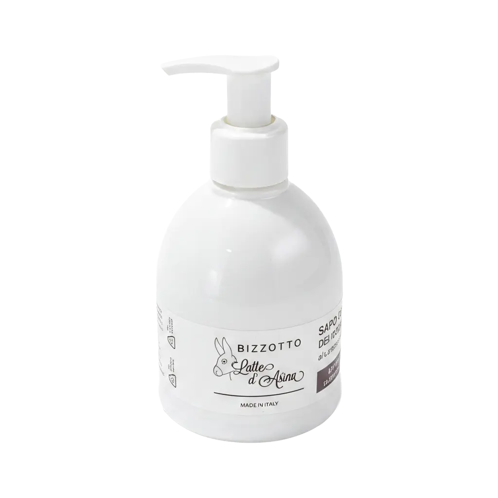 Sapone liquido con latte asina
