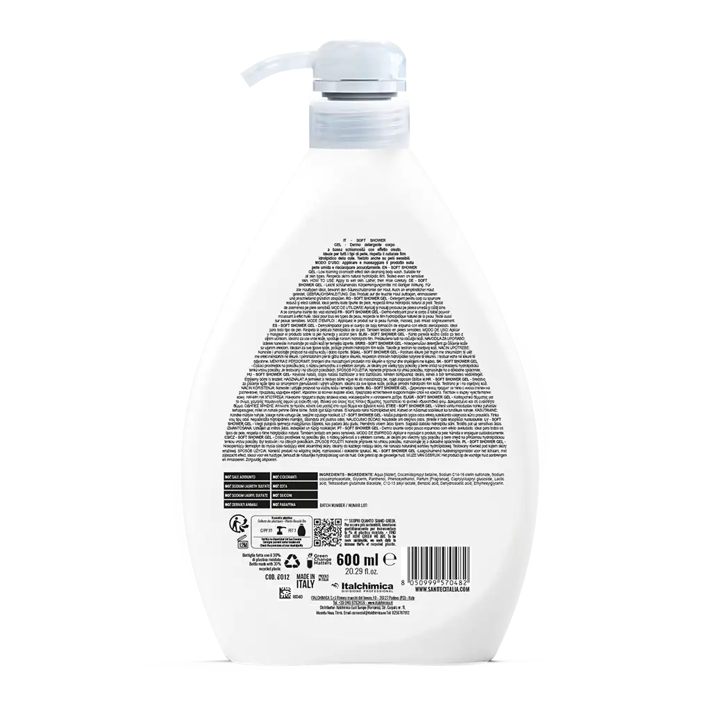 Shower gel bagnodoccia 600 ml