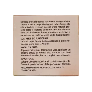 Crema viso anti-age latte capra 50 ml