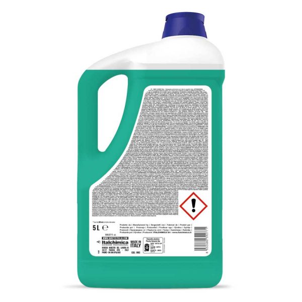 sanitec detergente pavimenti extra deodorante profumato al pino concentrato con molecola elimina odori in tanica da 5lt deo floor codice 1895