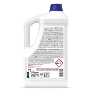 sanitec detersivo per lavatrice liquido disinfettante per il bucato deodora lava e sbianca in tanica da 5 lt washdet taybucato codice 2090