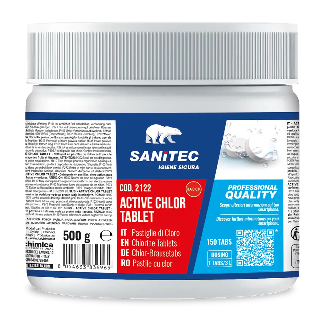 Sanitec pastiglie di cloro 150 tabs 